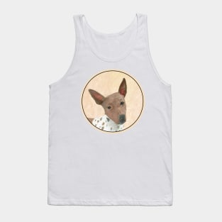 American Hairless Terrier Painting - Cute Original Dog Art Tank Top